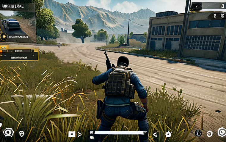 배틀그라운드 시즌별 변화 요약 - **Season 3 Map Changes:** "A squad carefully navigating a revamped Erangel location with new buildin...