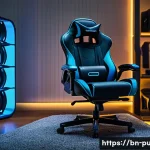 배틀그라운드 Xbox 최적화 설정 - The environment is softly lit with gaming paraphernalia in the background, including a headset and a...