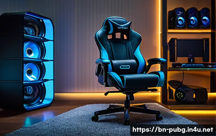 배틀그라운드 Xbox 최적화 설정 - The environment is softly lit with gaming paraphernalia in the background, including a headset and a...